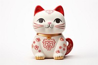 Lucky cat figurine art toy. 