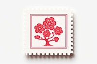 Japanese stamp needlework embroidery rectangle. 