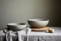 Pasta bowls tableware ceramic simplicity. AI generated Image by rawpixel.
