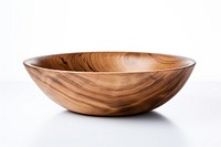 Serving bowl wood white background simplicity. AI generated Image by rawpixel.