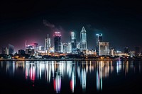 City architecture waterfront cityscape. 