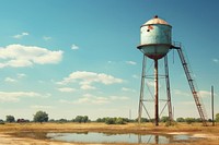 Water tower architecture building agriculture. 