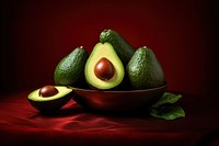 Avocados fruit plant food. AI generated Image by rawpixel.