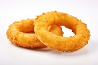 Onion ring food pretzel fried. 