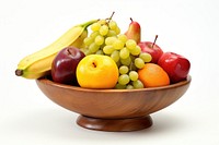 Fruit bowl banana grapes. AI generated Image by rawpixel.