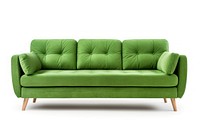 Modren sofa furniture cushion white background. AI generated Image by rawpixel.