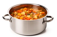 Stainless steel pot dish bowl stew. 