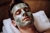 Spa man adult spa relaxation. AI generated Image by rawpixel.