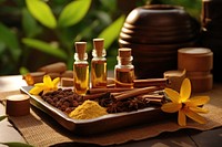 Spa massage ingredient medicine nature. 