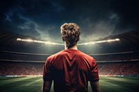 Stadium football outdoors portrait. AI generated Image by rawpixel.