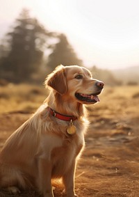 Happy dog animal mammal puppy. 