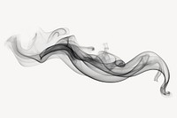 Light white incense smoke backgrounds black black background. 