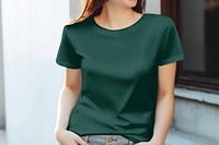 Women's green blouse, design resource