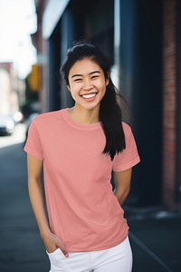 Women's pink blouse, design resource