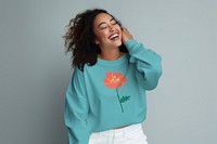 Women's sweaters mockup, shirt psd