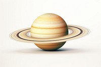 Saturn planet space simplicity. AI generated Image by rawpixel.