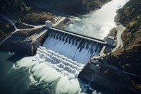Dam outdoors infrastructure architecture. AI generated Image by rawpixel.