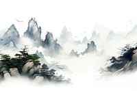 Chinese mountain illustrations wilderness outdoors nature. 