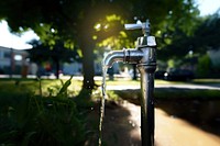 Water dropping tap sink architecture. AI generated Image by rawpixel.