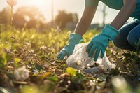 Women hand gardening outdoors nature. 