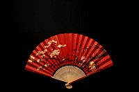 Japanese theme fan chandelier darkness pattern. 