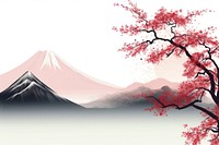 Japanese style landscape outdoors nature. AI generated Image by rawpixel.