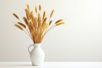 Wheat vase plant food. 