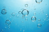 Bubbles backgrounds water blue.