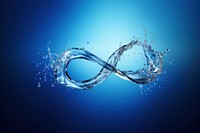Water splash blue blue background reflection. AI generated Image by rawpixel.