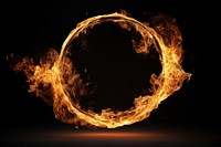 Ring of fire effect  AI generated image by rawpixel