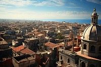 Catania architecture cityscape building. AI generated Image by rawpixel.