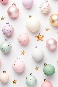 Christmas ornaments backgrounds celebration accessories. 