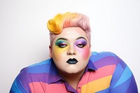 Pride month portrait adult photo. AI generated Image by rawpixel.