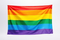 Pride month flag white background patriotism. 