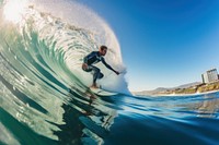 Surfer ocean recreation outdoors. AI generated Image by rawpixel.