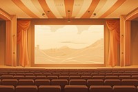 Auditorium cinema stage architecture. AI generated Image by rawpixel.