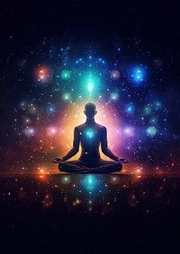 Universe adult yoga spirituality. 