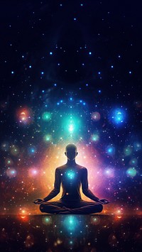 Universe adult yoga spirituality. 