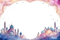 Ramadan frame architecture backgrounds building. AI generated Image by rawpixel.