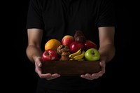 Donation box fruit food holding. AI generated Image by rawpixel.