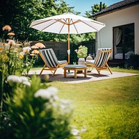 Backyard chair architecture furniture. 