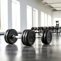 Gym dumbbell sports weightlifting. AI generated Image by rawpixel.