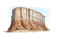 Cliff outdoors drawing nature. AI generated Image by rawpixel.