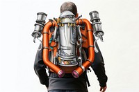 Backpack adult male technology. AI generated Image by rawpixel.