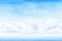 Blue sky backgrounds outdoors horizon. 