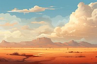 Scene desert landscape backgrounds outdoors. 