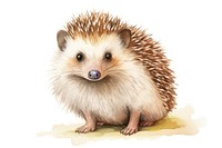 Porcupine hedgehog mammal animal. 