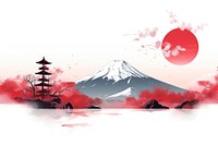 Japan mountain outdoors nature. AI generated Image by rawpixel.