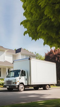 Moving truck vehicle transportation architecture.