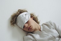 Sleeping portrait person white. AI generated Image by rawpixel.